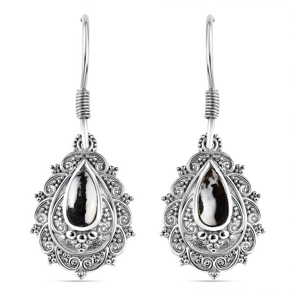 Wei&szlig;e B&uuml;ffel-Ohrringe - 1,48 ct.