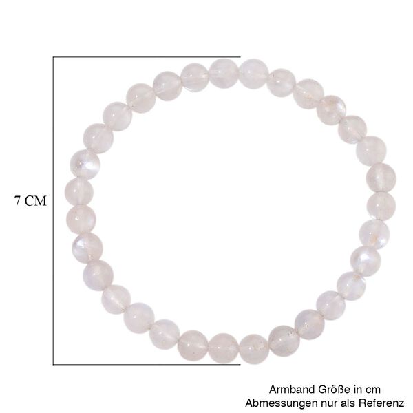 Flexibles AAA Regenbogen Mondstein Armband - 50 ct. image number 5