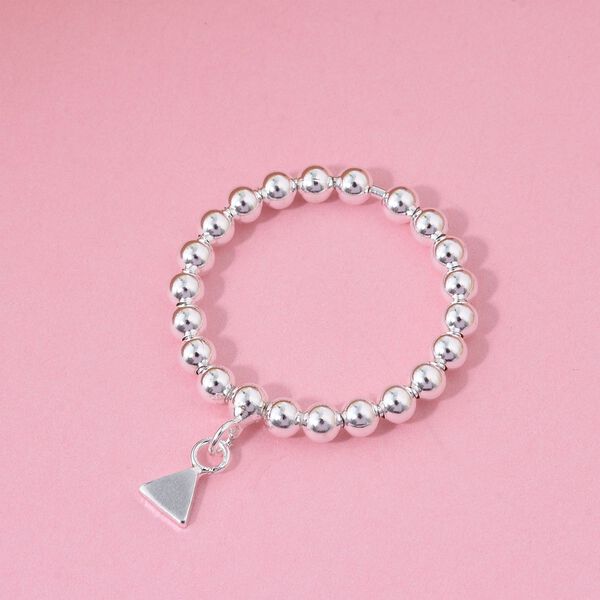 Perlen-Ring mit Anhänger in 925 Silber image number 1