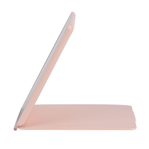 Faltbarer LED-beleuchteter Schminkspiegel, 3 Helligkeitsstufen, Doppelseitige Spiegelflächen, Rosa image number 5