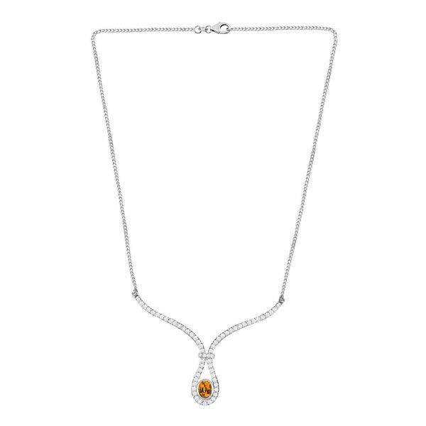AAA Premium brasilianische Heliodor und Zirkon-Halskette - 5,70 ct. image number 3