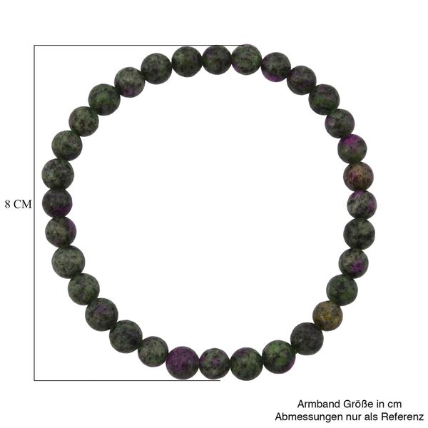 Rubin Zoisit Armband, 19 cm - 53,65 ct. image number 4