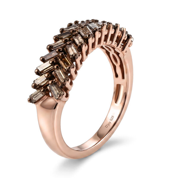 D'Joy nat&uuml;rlicher Champagner Diamant Ring - 0,50 ct. image number 4