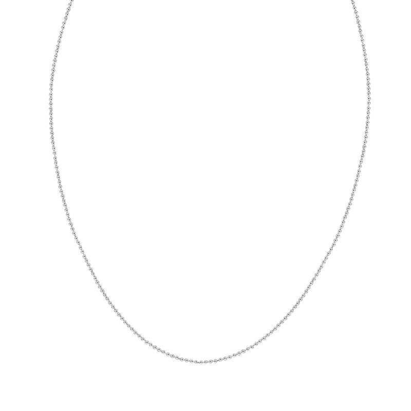 Kugel Perlen Kette 60 cm image number 0