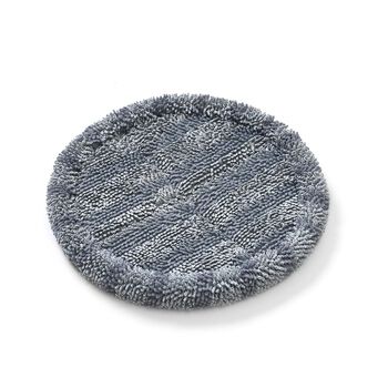 Ersatz Moppkopf Set f&uuml;r Staubsauger, 2 St&uuml;ck, Mikrofaser Mischung, Grau, 15cm