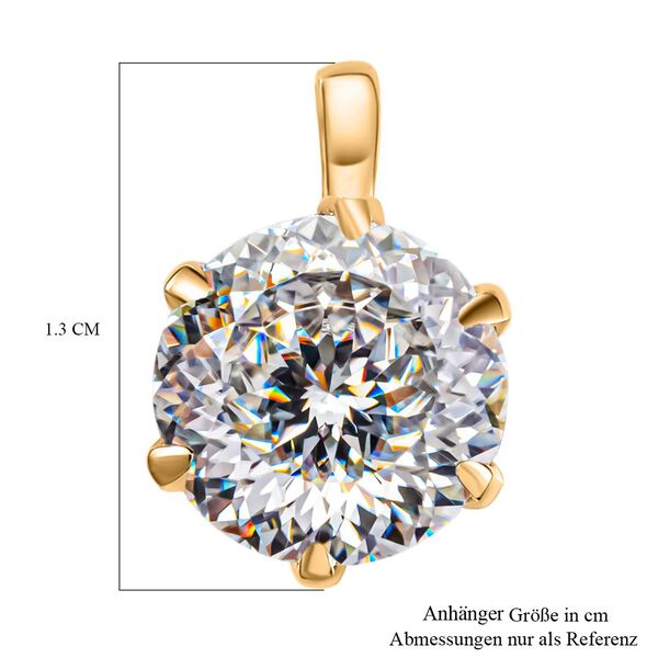 Moissanit Anh&auml;nger in 585 Gold - 2,17 ct. image number 5