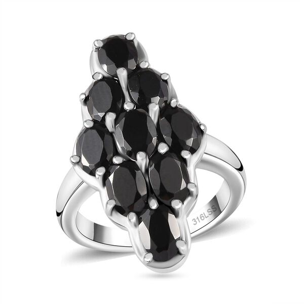 Schwarzer Spinell-Ring - 5,09 ct. image number 4