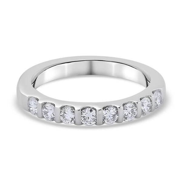 RHAPSODY Diamant zertifiziert VS E-F Band Ring 950 Platin  ca. 0,50 ct