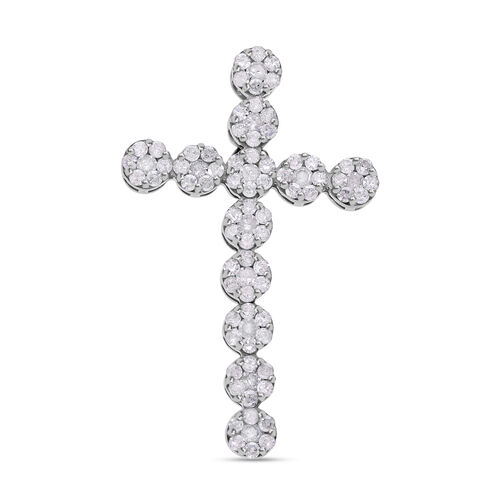 Diamant Kreuz Anhänger - 0,50 ct. image number 0