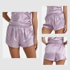 LA MAREY Signature - Seiden-Culottes aus 100% Maulbeerseide, Größe M, Lavendel