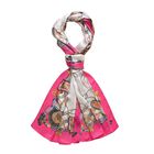 LA MAREY 100% Maulbeerseide Seidenschal, 55cm x 175cm, Pink