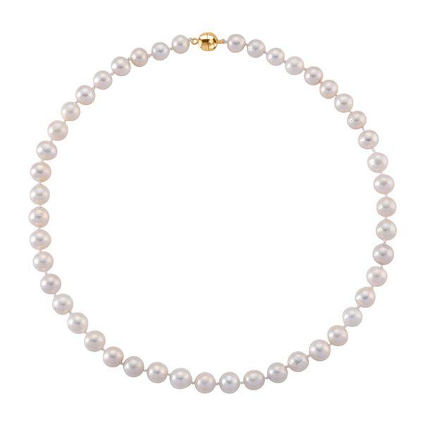 D'Joy wei&szlig;e Edison Perle 50cm Halskette image number 4