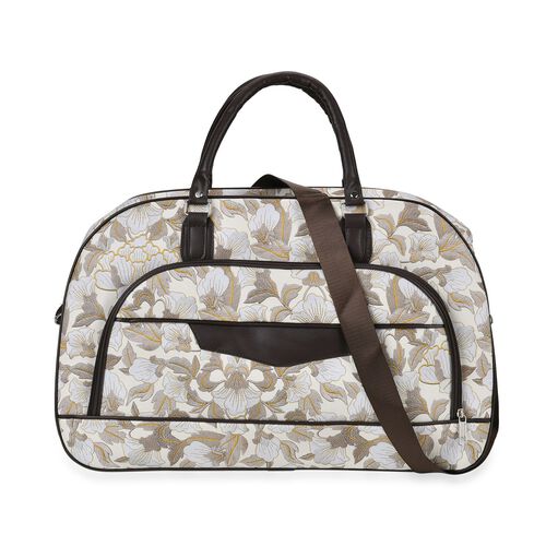 Kleine Reisetasche, Beige image number 0