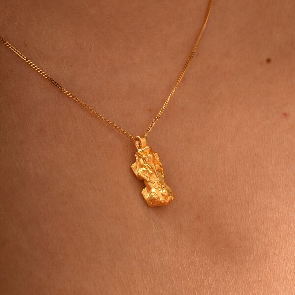 Elektroform Pixiu Anhänger in 999 Gold image number 2