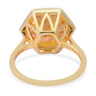 LUSTRO STELLA Gelber Zirkonia Ring 925 Silber vergoldet  ca. 11,99 ct image number 3