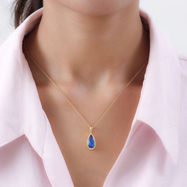 Pfau Triplett Quarz-Anhänger - 3,32 ct. image number 2