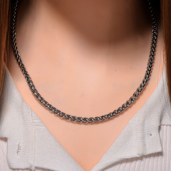 Byzantinische 50+5cm Halskette in Silberton image number 2