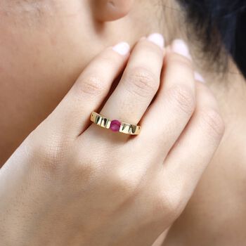 Afrikanischer Rubin-Ring - 0,74 ct.