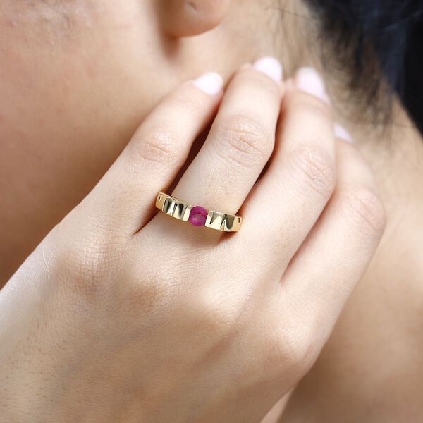 Afrikanischer Rubin-Ring - 0,74 ct. image number 3
