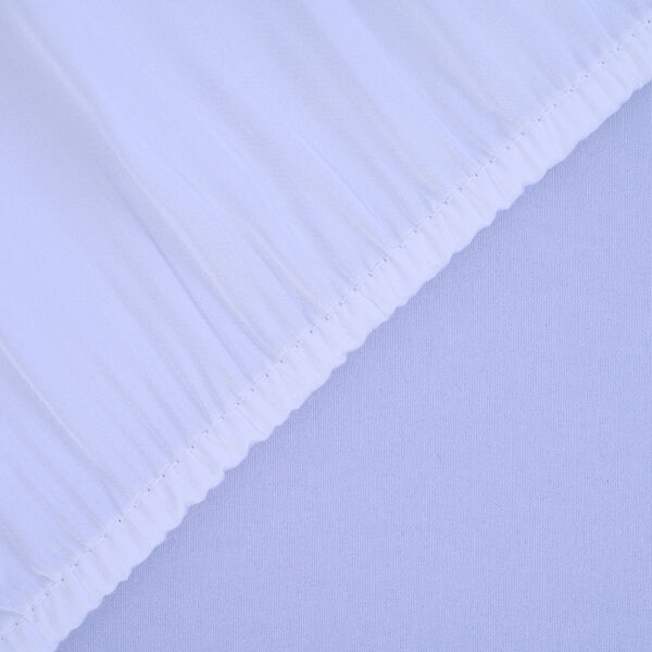 SERENITY NIGHT: Spannbettlaken aus 100% Bambus, 150x200x30 cm, Wei&szlig;&nbsp; image number 4