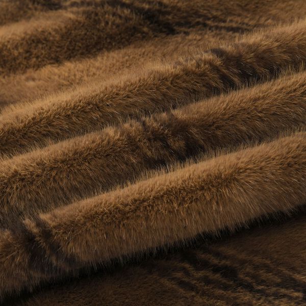 Super Soft Cationic Kuscheldecke, 200x220 cm, Braun image number 5