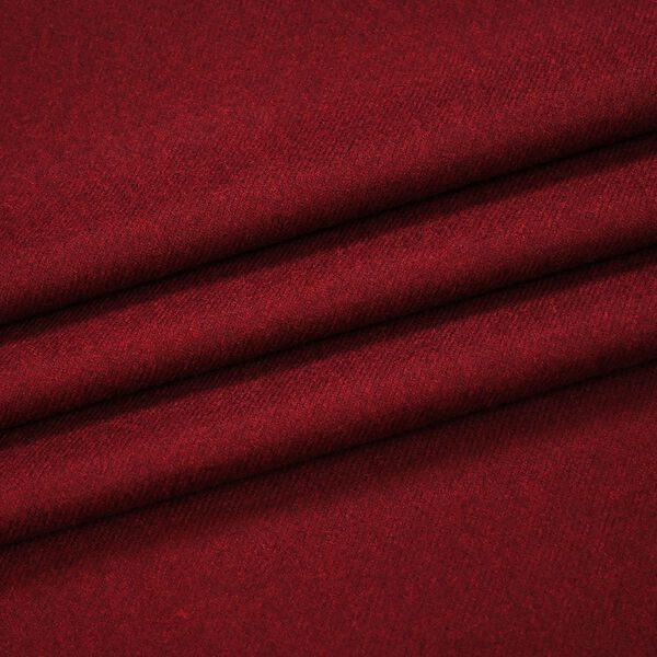 Eleganter doppelseitiger Schal mit Fransen, 68x180cm, Rot image number 5