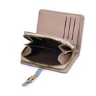 2-teiliges Geldbörsen-Set im Krokoprägungs-Design, Lange Geldbörse 20x10x3 cm und Bifold-Geldbörse 12x9x3,5 cm, Blau image number 7