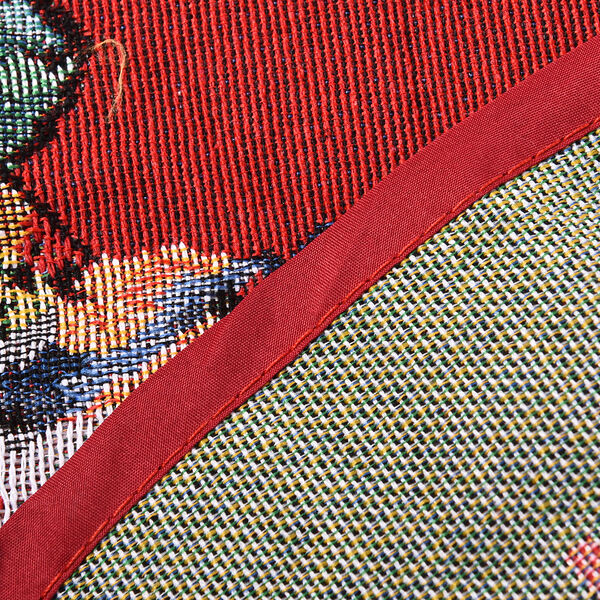 Weihnachtsbaum Rock, Weihnachtsmann und Weihnachtsbaum Muster, Durchmesser 100 cm image number 4