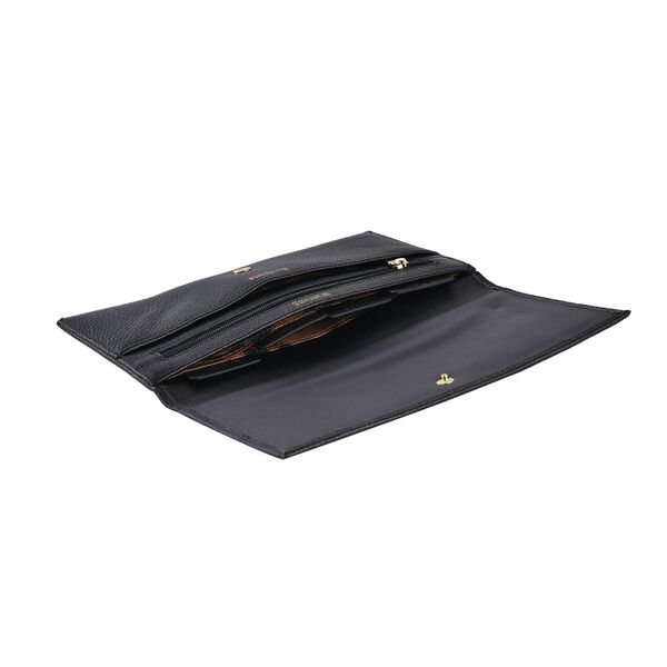 SENCILLEZ: Reise-Etui aus echtem Leder mit RFID Schutz, schwarz image number 8