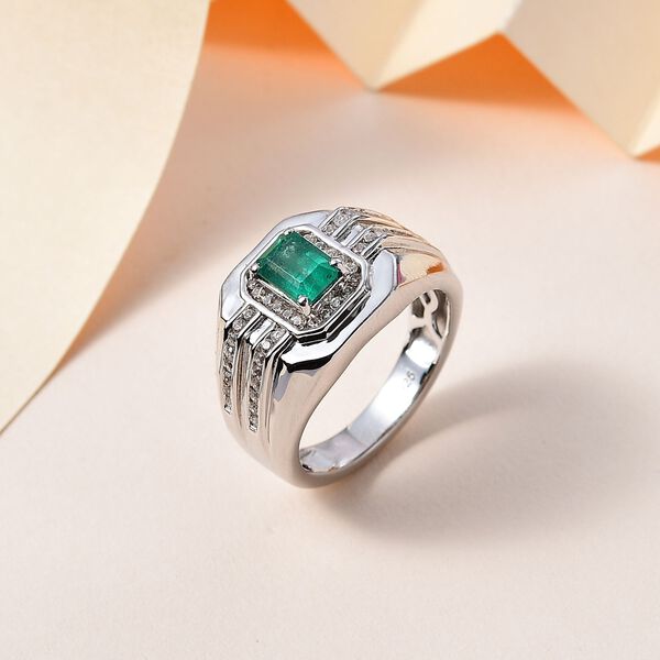 Kagem sambischer Smaragd Ring, ca. 1,58 ct. image number 2