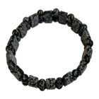 Schneeflocken-Jaspis Armband Flexibel ca. 105,00 ct.