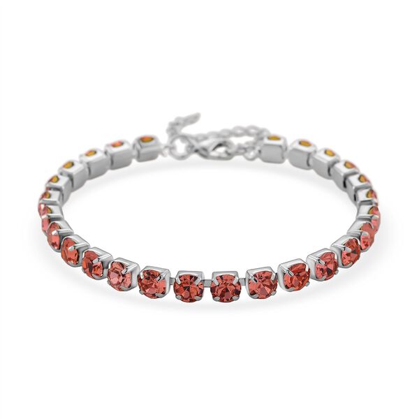 Rosa Muschelkernperle (8-12 mm), Rosa Kristall Schmuckset 316L Edelstahl, Nickelfreies Messing image number 6