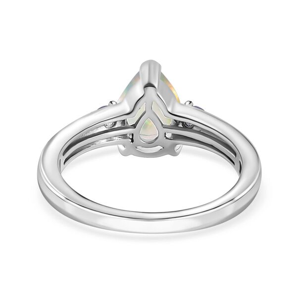 AA nat&uuml;rlicher, &auml;thiopischer Welo Opal und Tansanit Ring - 0,76 ct. image number 7