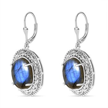 Labradorit Ohrringe - 12,71 ct.