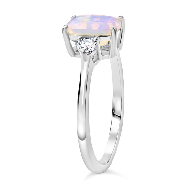 D'Joy AA natürliches, äthiopisches Welo Opal und Zirkon Schmuckset, 925 Silber rhodiniert - 2,13 ct. image number 5