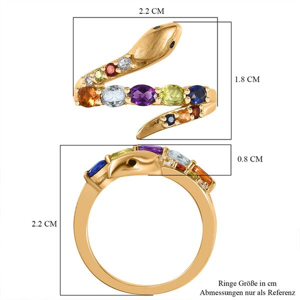 Multi-Edelstein-Ring - 1,18 ct. image number 7