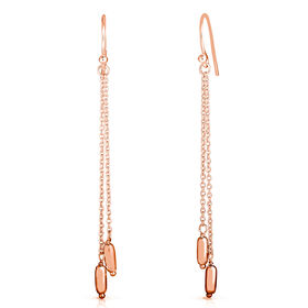 925 Silber rosévergoldetOhrringe ca. 2,20g