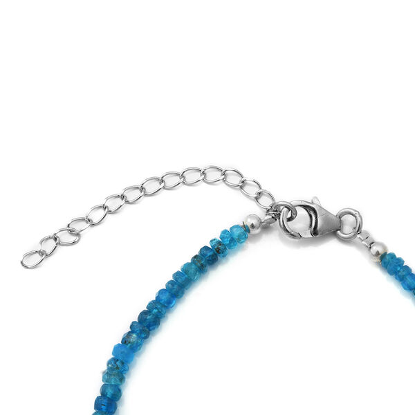 Neon Apatit Armband ca. 19 cm lange 925 Silber Rhodiniert ca. 20.40 ct image number 3