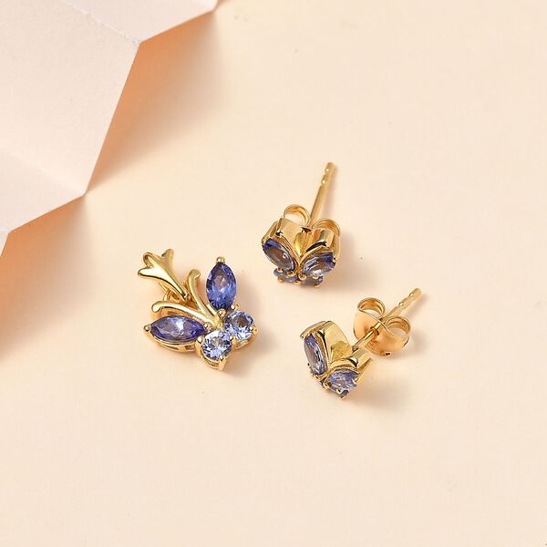 Tansanit Schmuckset - 1,68 ct. image number 2