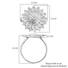 Royal Bali Kollektion- Ring im Sonnenblumen-Design image number 5