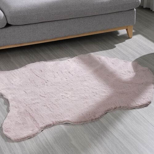 Superweicher Teppich, 1200 GSM, echtes Anti-Rutsch-Material, 90 x 120 cm, Rosa
