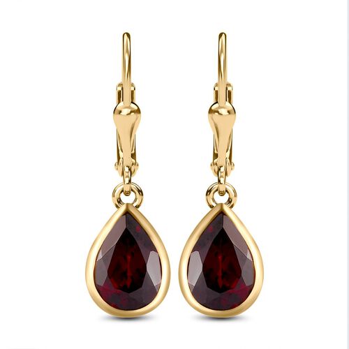 Natürliche Mosambik Granat-Ohrhänger - 4,41 ct. image number 0