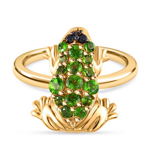 GP Italian Garden Kollektion - Natürlicher Chromdiopsid und Mult-Edelstein-Ring - 0,76 ct. image number 0
