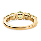 Natürlicher Peridot-Ring, 925 Silber vergoldet  ca. 2,59 ct image number 5