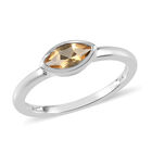 Citrin Solitär-Ring, 925 Silber  ca. 0,34 ct image number 3