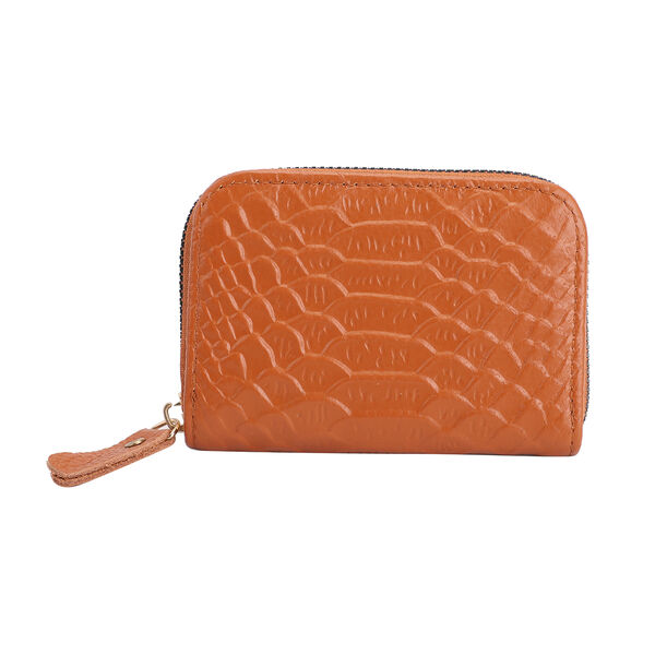 Geldb&ouml;rse aus 100% echtem Leder, Gr&ouml;&szlig;e: 11x7,5 cm, Hellbraun image number 4