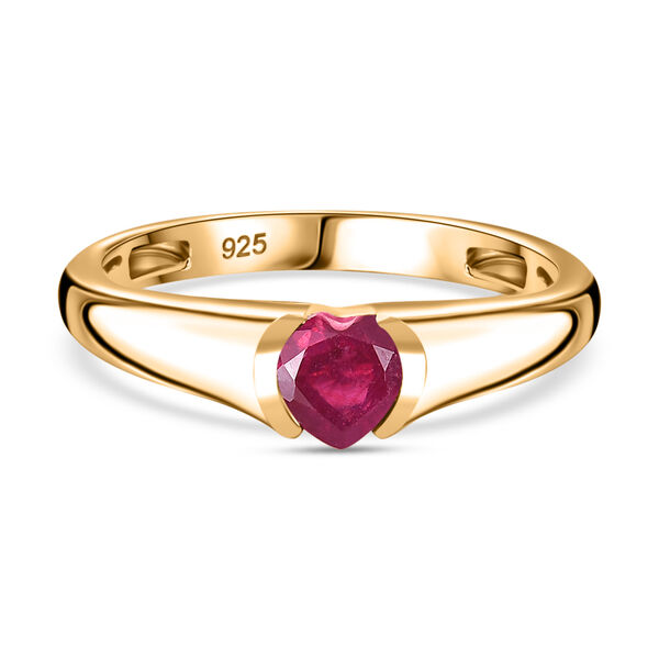 Afrikanischer Rubin-Ring - 0,70 ct.