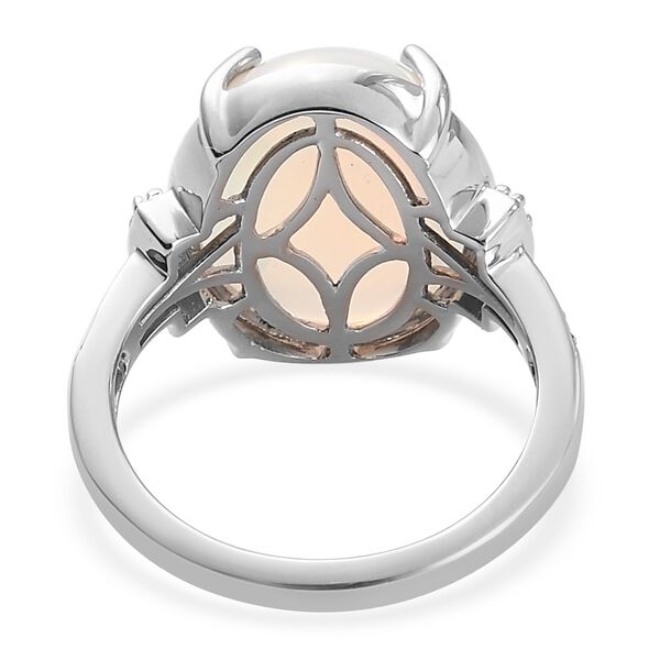 RHAPSODY AAAA &auml;thiopischer Opal und Diamant-Ring in 950 Platin image number 6