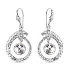 Royal Bali - Moissanit Panther Ohrringe 925 Silber ca. 1.64 ct