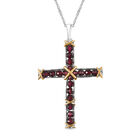 AA Roter Granat Schmuckset ca. 50 cm ca. 5,70 ct.